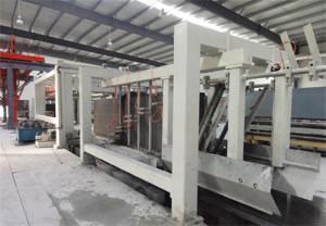 Línea de producción del hormigón celular curado en autoclave
