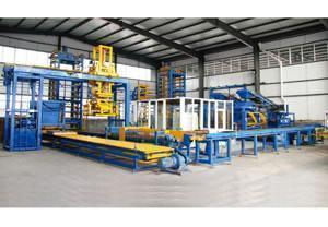 Línea de producción automática de bloques de hormigón (concreto)