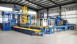 Línea de producción automática de bloques de hormigón